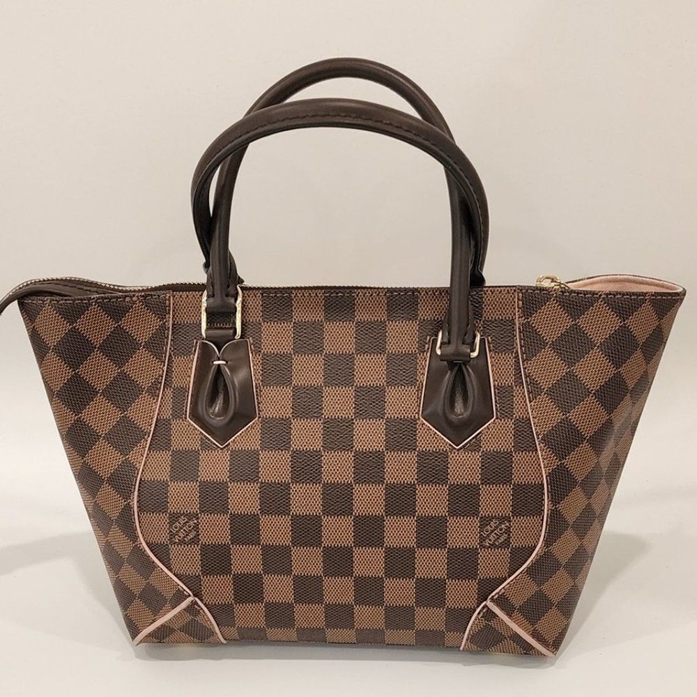 Louis Vuitton Caissa PM Damier Ebene Canvas Tote | Like New Condition - Picture 4 of 11